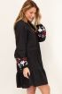 Zwart jurkje met embroidery | Jurk borduursel | My Jewellery