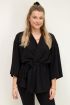 Zwarte kimono met structuur | My Jewellery