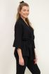 Zwarte kimono met structuur | My Jewellery