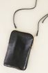 Zwarte glimmende telefoontas | My Jewellery