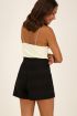 Zwart short met broderie | My Jewellery