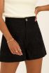 Zwart short met broderie | My Jewellery