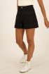 Zwart short met broderie | My Jewellery