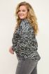 Zwart-witte blouse met zebra print | My Jewellery