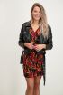 Zwarte biker jas leatherlook, leren jas dames | My Jewellery