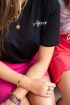 Zwart T-shirt amour tekst | My Jewellery