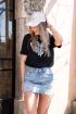 Zwart T-shirt amoureux | My Jewellery