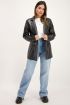Zwarte blazer leatherlook | Blazer | My Jewellery