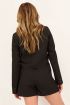 Zwarte blazer playsuit