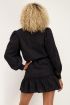 Zwarte blouse met embroidery