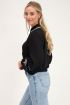 Zwarte blouse met witte embroidery | Blouses | My Jewellery