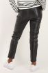 Zwarte broek leatherlook | Broeken | My Jewellery