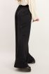 Zwarte broek satijnen look