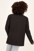 Zwarte double breasted oversized blazer