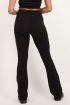 Zwarte flared broek met glitters