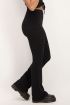 Zwarte flared broek met glitters