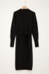 Black knitted dress with cord | My Jewellery