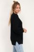 Zwarte gebreide oversized trui | My Jewellery