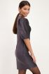 Zwarte glitter jurk met pofmouw | Jurk | My Jewellery