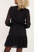 Zwarte jurk met embroidery