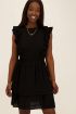 Zwarte jurk met ruffles & laagjes | My Jewellery