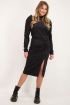 Zwarte midi rok met knoop | My Jewellery
