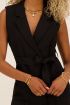 Zwarte mouwloze blazer jurk | My Jewellery