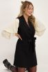 Zwarte mouwloze blazer jurk | My Jewellery