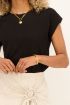 Zwarte oversized linnen top | Tops | My Jewellery