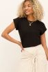 Zwarte oversized linnen top | Tops | My Jewellery