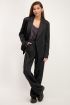 Zwarte satijnen blazer | My Jewellery
