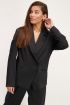 Zwarte satijnen blazer | My Jewellery