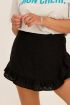 Zwarte skort met embroidery | My Jewellery