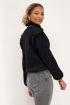 Zwarte spencer met ruffle