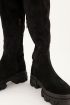 Zwarte suède overknee boots | Laarzen | My Jewellery
