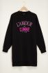 Zwarte sweater dress L'amour