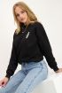 Zwarte sweater La Vie a Paris