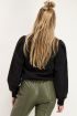 Zwarte sweater met V shape | My Jewellery