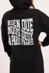 Zwarte sweaterjurk rien que nous deux à paris | My Jewellery