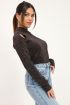 Zwarte top met open schouders | My Jewellery