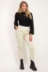Zwarte top met velvet stippen | My Jewellery