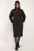 Zwarte lange puffer jacket