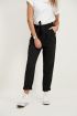 Zwarte paperbag pantalon, dames pantalon