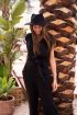 Zwarte wikkel jumpsuit zonder mouwen | My Jewellery