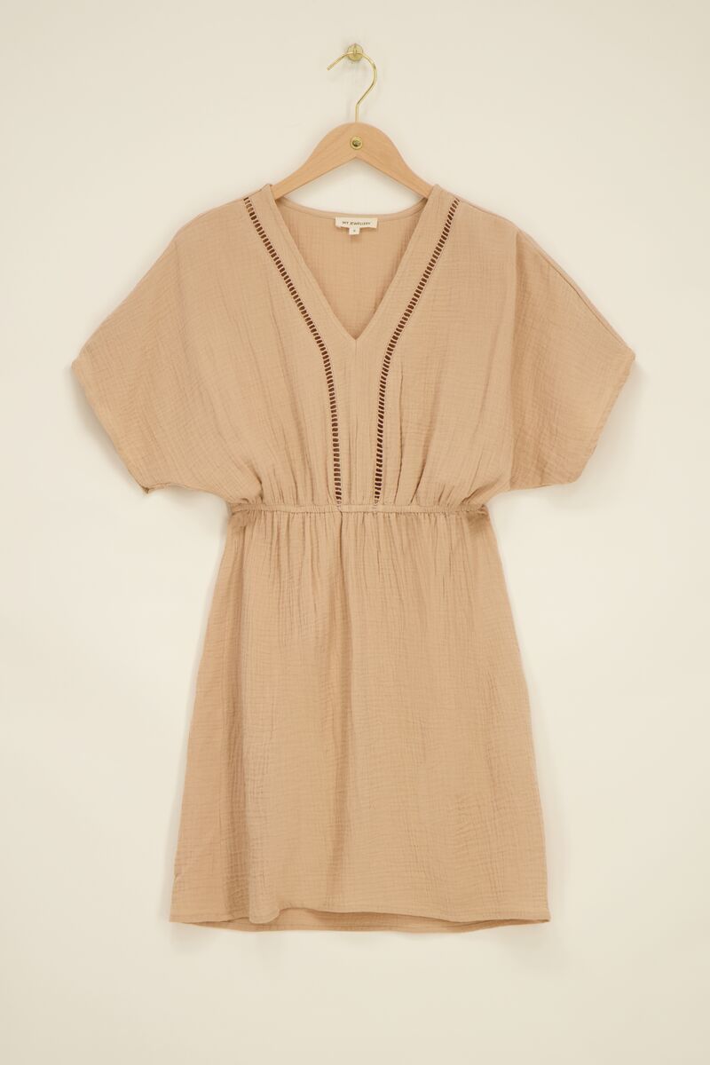 Mousseline jurk best sale