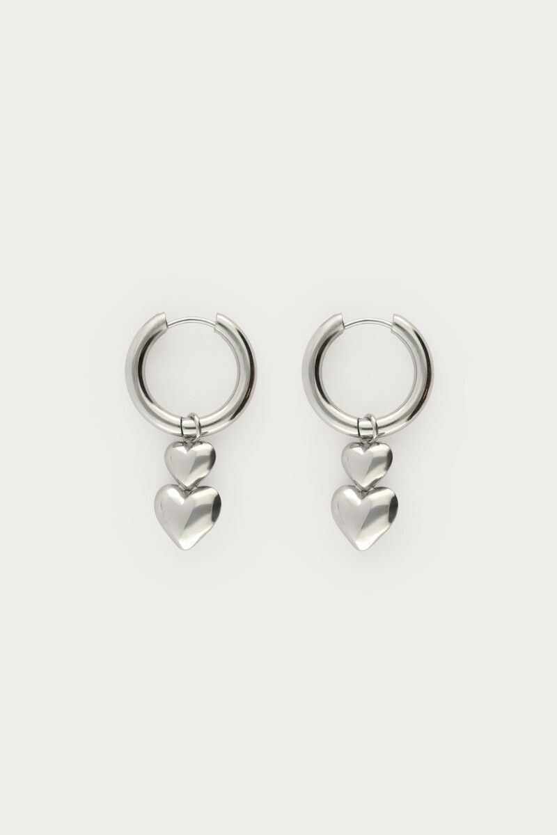 Yumilok Boucles d'oreilles de perle femme en argent 925