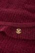 Burgundy hooded scarf | My Jewellery