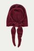 Burgundy hooded scarf | My Jewellery