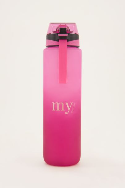 Pink and purple water bottle | My Jewellery