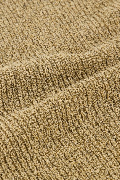 Beige gehaakte maxi rok